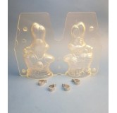 Moule lapin avec carotte 185 mm par 2