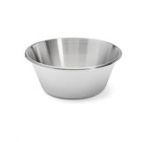 Bassine inox fond plat