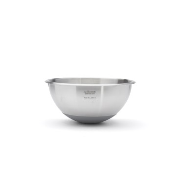 Bassine demi-sphérique inox avec fond silicone