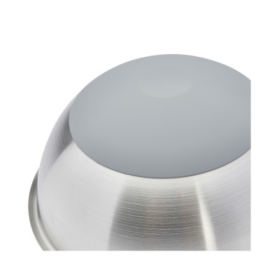 Bassine demi-sphérique inox avec fond silicone