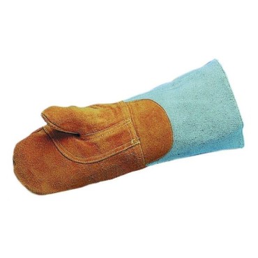 Paire de moufle de protection anti-chaleur en cuir