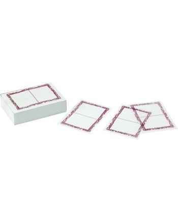 Paquet de 1000 feuillettes 130 x 90 mm