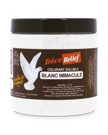 Colorant alimentaire liposoluble blanc immaculé 300g