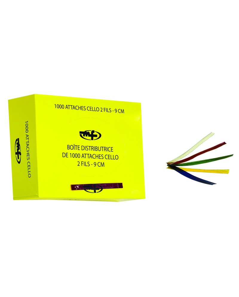 Paquet de 1000 attaches cello 90x7 mm