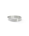 Cercle perforé inox à bords droits Ht 20 mm