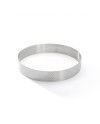 Cercle perforé inox bords droits Ht 35 mm