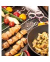 Paquet de 10 brochettes en inox