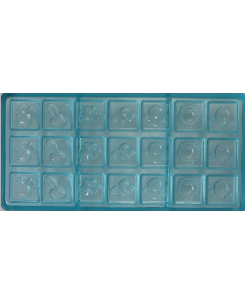 Plaque 3 x 7 fritures de Pâques - 7,5 gr